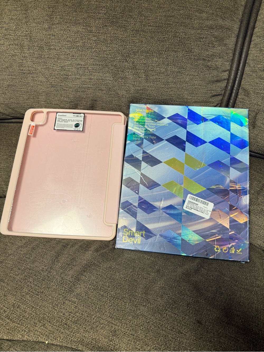 2 Pink Tablet Cases - Fits Most 11" Tablets. One with box and one without a box